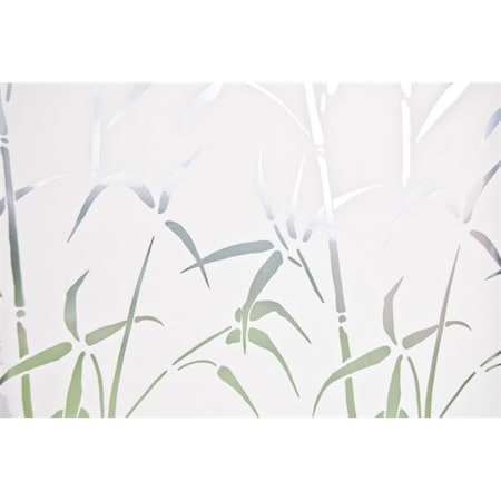 Brewster Home Fashions Brewster Home Fashions 99438 Bamboo Static Privacy Window Film- Sidelight Size - Pack of 2 99438